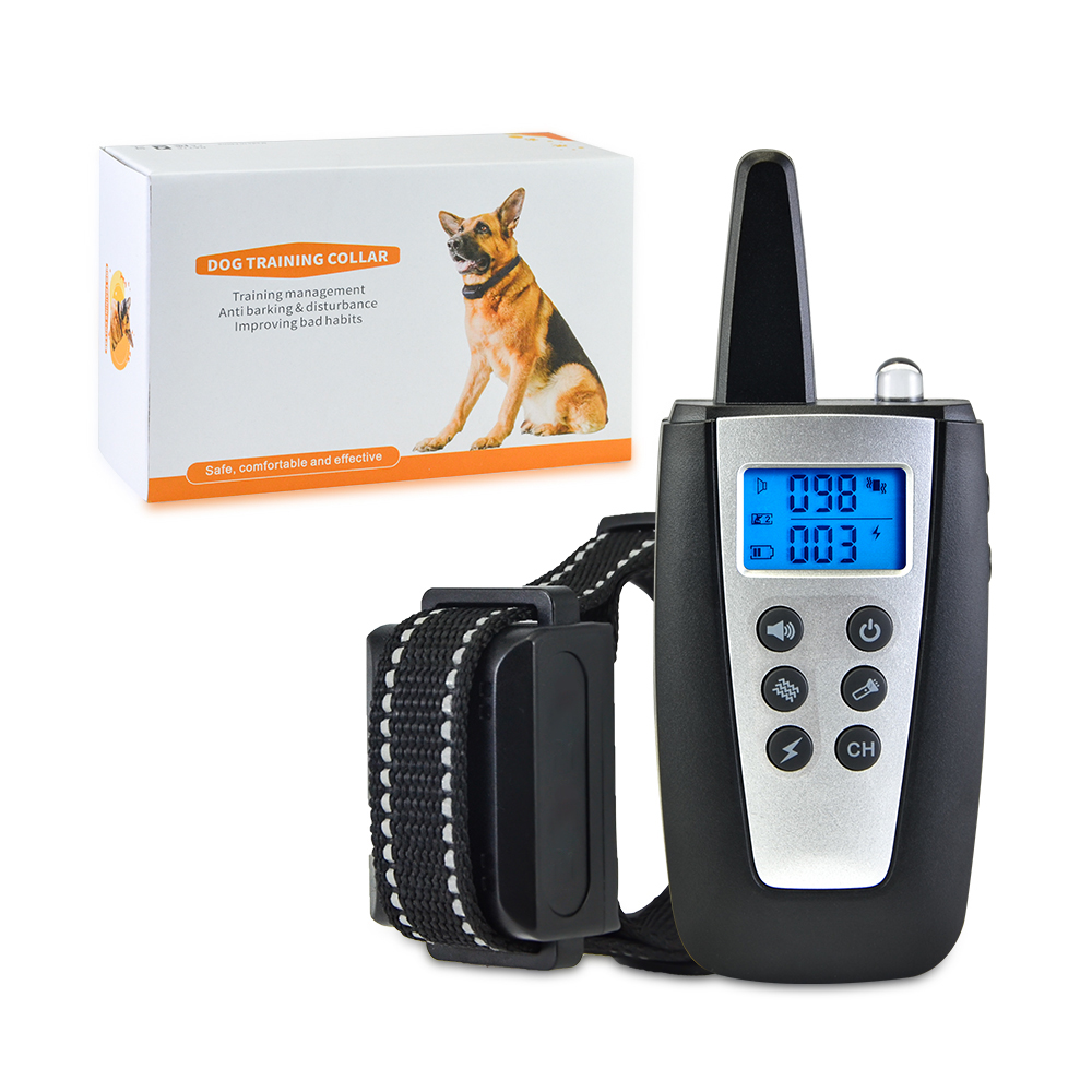 Rechargeable Dog Training Collar with Remote – Suitable for Small, Medium, and Large Dogs. Features Beep, Vibration, and Shock Modes, remote range up to 600 meters. Waterproof design for durability and reliability. - Image 8
